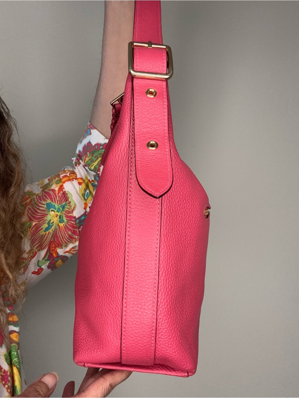 Coach Pink Slouchy Val Duffle Bag - Picture 4 of 14
